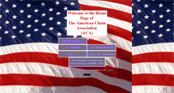 Desktop Screenshot of americanchainassn.org