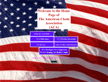 Tablet Screenshot of americanchainassn.org